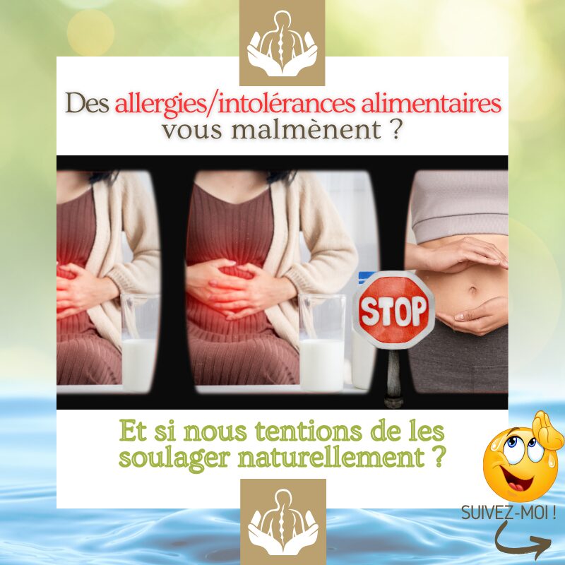 naturopathie, réflexologie & troubles, allergies et intolérances alimentaires_description, symptômes et outils